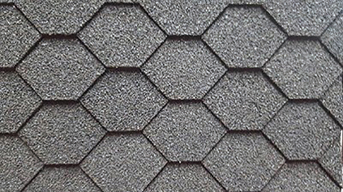 Dollhouse Miniature Decorative Black Hexagon Asphalt Shingles